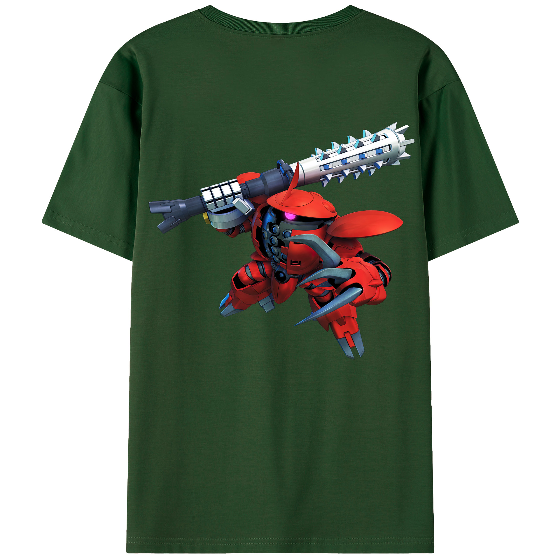 （画像用） 機動戦士ガンダム Mobile Suit Gundam 綿100％半袖Tシャツ（背面プリント）